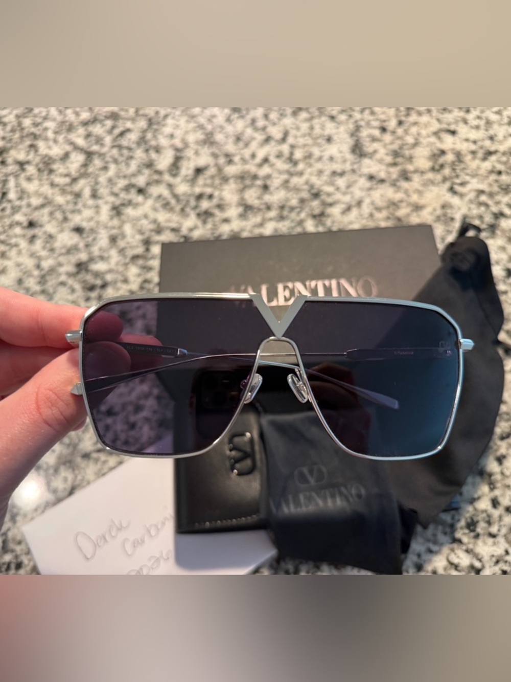 VALENTINO SUNGLASSES V - GOLDSHIELD VLS-137A-134